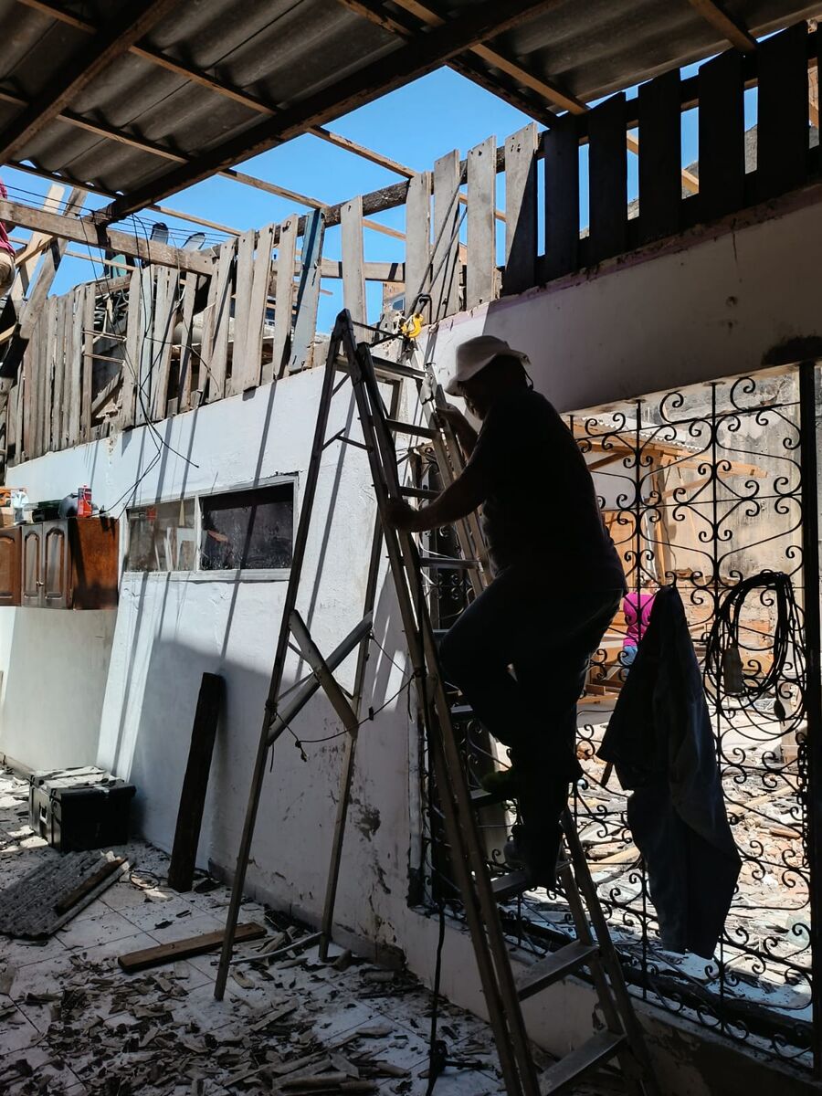 Durante a restauração 2